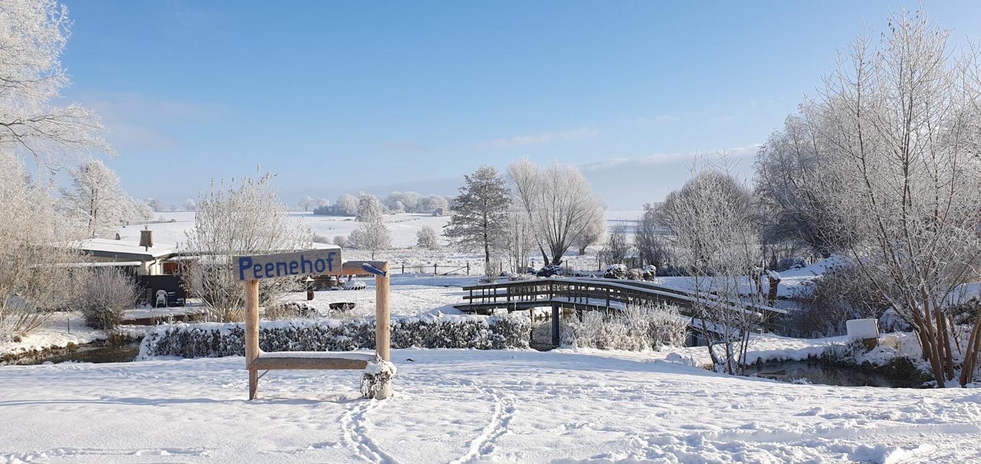 Peenehof Koeppen - Ferienwohnungen & Schlaffaesser Jordenstorf ภายนอก รูปภาพ